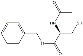 N-Acetyl-L-cysteine benzyl ester Struktur