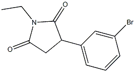 2-(m-Bromophenyl)-N-ethylsuccinimide|