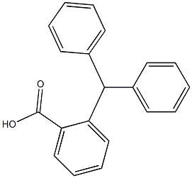 o-(ジフェニルメチル)安息香酸 化学構造式
