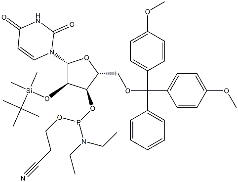 5'-O-(4,4'-Dimethoxytrityl)-2'-O-(tert-butyldimethylsilyl)uridine 3'-[diethylaminophosphonous acid (2-cyanoethyl)] ester