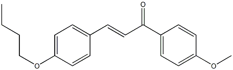 (E)-4-Butoxy-4'-methoxychalcone Structure