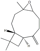 (1R,4R,6S,10S)-4,12,12-trimethyl-9-methylidene-5-oxatricyclo(8.2.0.04,6)dodecane Struktur
