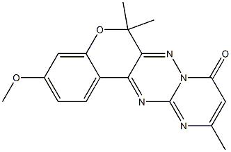 3-Methoxy-6,6,10-trimethyl-6H,8H-7,7a,11,12-tetraaza-5-oxabenzo[a]anthracen-8-one|