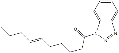 1-(6-Decenoyl)-1H-benzotriazole Struktur