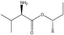 (S)-2-Amino-3-methylbutanoic acid (R)-1-methylpropyl ester Struktur