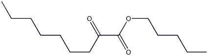 2-Ketopelargonic acid pentyl ester Structure