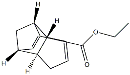 (1R,2R,6S,7S)-Tricyclo[5.2.1.02,6]deca-3,8-diene-9-carboxylic acid ethyl ester Structure