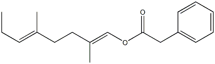 Phenylacetic acid 2,5-dimethyl-1,5-octadienyl ester