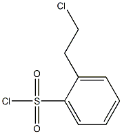 o-(2-Chloroethyl)benzenesulfonyl chloride Structure