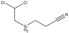 3-(ジクロロエチルシリル)プロピオノニトリル 化学構造式