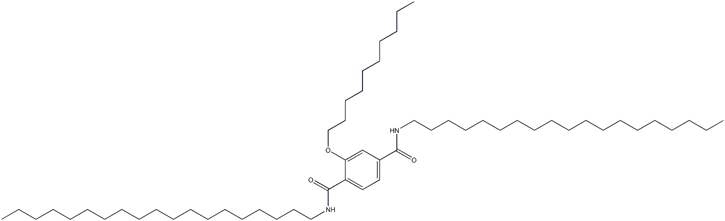 2-(Decyloxy)-N,N'-dinonadecylterephthalamide Structure