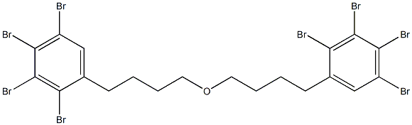 2,3,4,5-Tetrabromophenylbutyl ether Structure