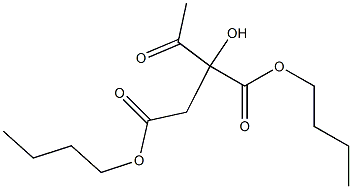 2-Acetyl-L-malic acid dibutyl ester Structure