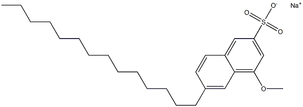 4-Methoxy-6-tetradecyl-2-naphthalenesulfonic acid sodium salt