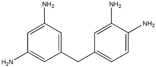5-[(3,4-Diaminophenyl)methyl]-1,3-benzenediamine Struktur