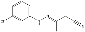 3-[2-(m-Chlorophenyl)hydrazono]butyronitrile|