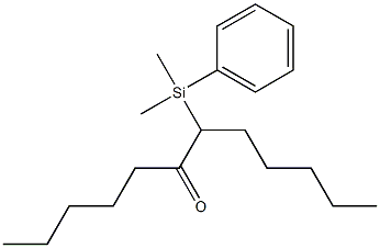 7-(Phenyldimethylsilyl)dodecan-6-one