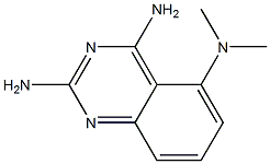 2,4-Diamino-5-dimethylamino-quinazoline 结构式