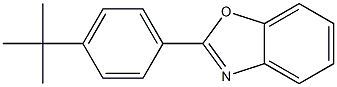 2-[4-tert-Butylphenyl]benzoxazole Struktur