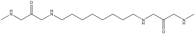 1,1'-(1,8-Octanediyldiimino)bis(3-methylaminopropan-2-one) Structure