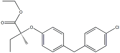 (S)-2-[4-[(4-Chlorophenyl)methyl]phenoxy]-2-methylbutanoic acid ethyl ester