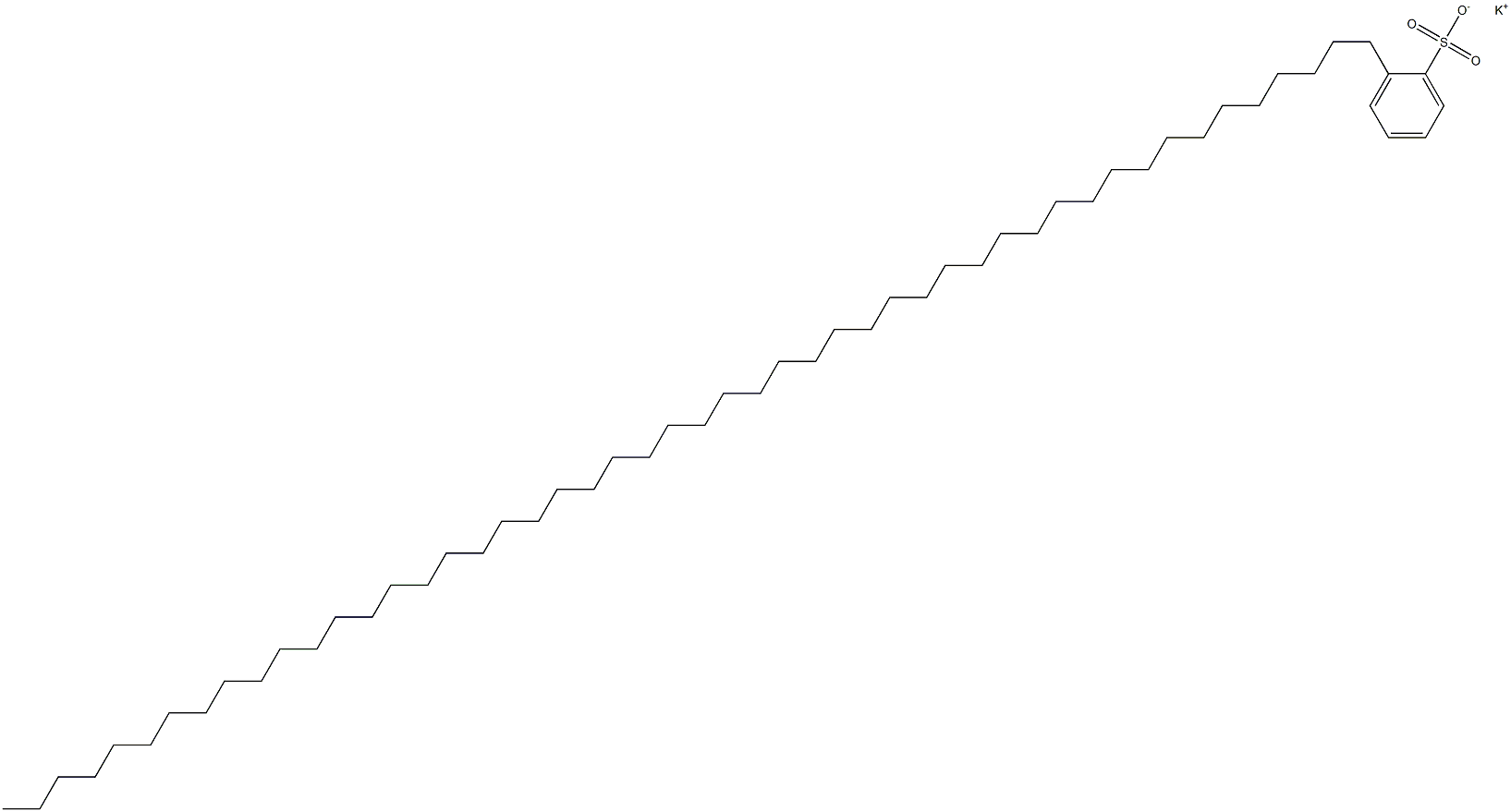 2-(Pentacontan-1-yl)benzenesulfonic acid potassium salt Struktur