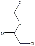 Chloroacetic acid (chloromethyl) ester Structure