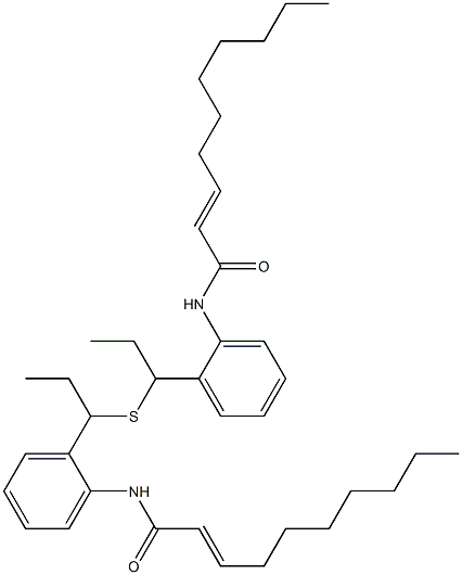 2-[[(2E)-2-Decenoyl]amino]ethyl(benzyl) sulfide Struktur