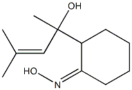 (1Z)-2-(1-Hydroxy-1,3-dimethyl-2-butenyl)cyclohexanone oxime Structure