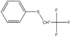 2,2,2-Trifluoro-1-phenylthioethan-1-ium Structure