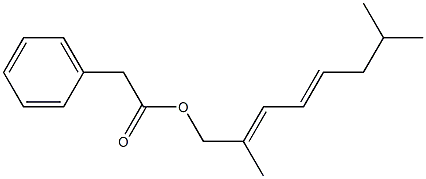 Phenylacetic acid 2,7-dimethyl-2,4-octadienyl ester