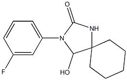 2-(3-Fluorophenyl)-1-hydroxy-2,4-diazaspiro[4.5]decan-3-one Structure