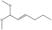 2-Hexene-1-al dimethyl acetal Structure