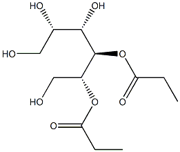 L-Glucitol 2,3-dipropionate Struktur
