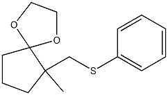 6-(Phenylthiomethyl)-6-methyl-1,4-dioxaspiro[4.4]nonane
