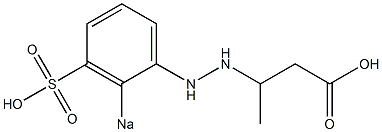 3-[2-(2-Sodiosulfophenyl)hydrazino]butanoic acid