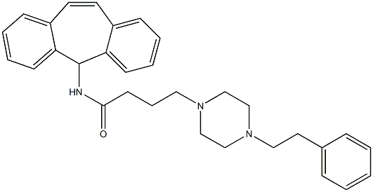 4-[4-(2-Phenylethyl)-1-piperazinyl]-N-(5H-dibenzo[a,d]cyclohepten-5-yl)butyramide