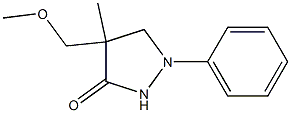 4-Methoxymethyl-4-methyl-1-phenylpyrazolidin-3-one|