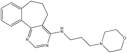4-[(3-Morpholinopropyl)amino]-6,7-dihydro-5H-benzo[6,7]cyclohepta[1,2-d]pyrimidine