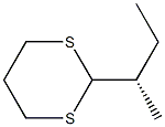 (-)-2-[(S)-sec-Butyl]-1,3-dithiane 结构式