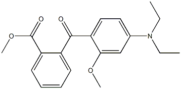 o-[4-(Diethylamino)-2-methoxybenzoyl]benzoic acid methyl ester
