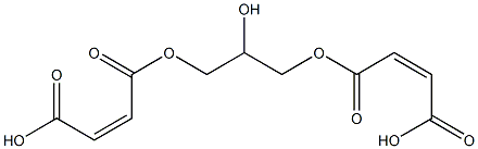 Maleic acid hydrogen 1-[2-hydroxy-3-[(Z)-3-carboxypropenoyloxy]propyl] ester|