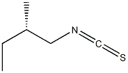 [S,(+)]-2-メチルブチルイソチオシアナート 化学構造式