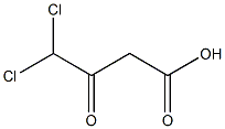 4,4-ジクロロ-3-オキソブタン酸 化学構造式