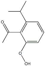2-Acetyl-3-isopropylphenyl hydroperoxide