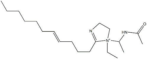 1-[1-(Acetylamino)ethyl]-1-ethyl-2-(4-undecenyl)-2-imidazoline-1-ium