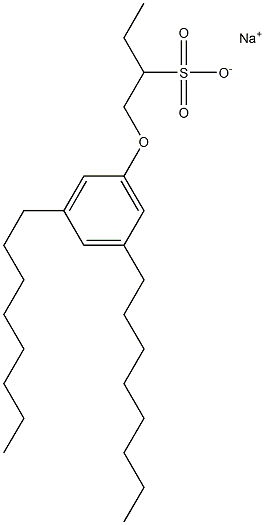 1-(3,5-Dioctylphenoxy)butane-2-sulfonic acid sodium salt