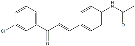 4-Acetylamino-3'-chloro-trans-chalcone