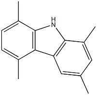 1,3,5,8-Tetramethyl-9H-carbazole Structure