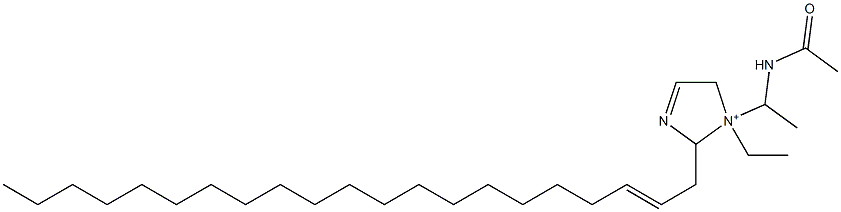 1-[1-(Acetylamino)ethyl]-1-ethyl-2-(2-henicosenyl)-3-imidazoline-1-ium Structure